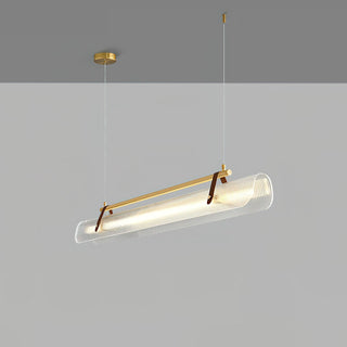 Lustra Suspension Lampe Acrylique Linéaire Moderne pour Salle à Manger