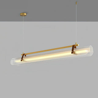 Lustra Suspension Lampe Acrylique Linéaire Moderne pour Salle à Manger