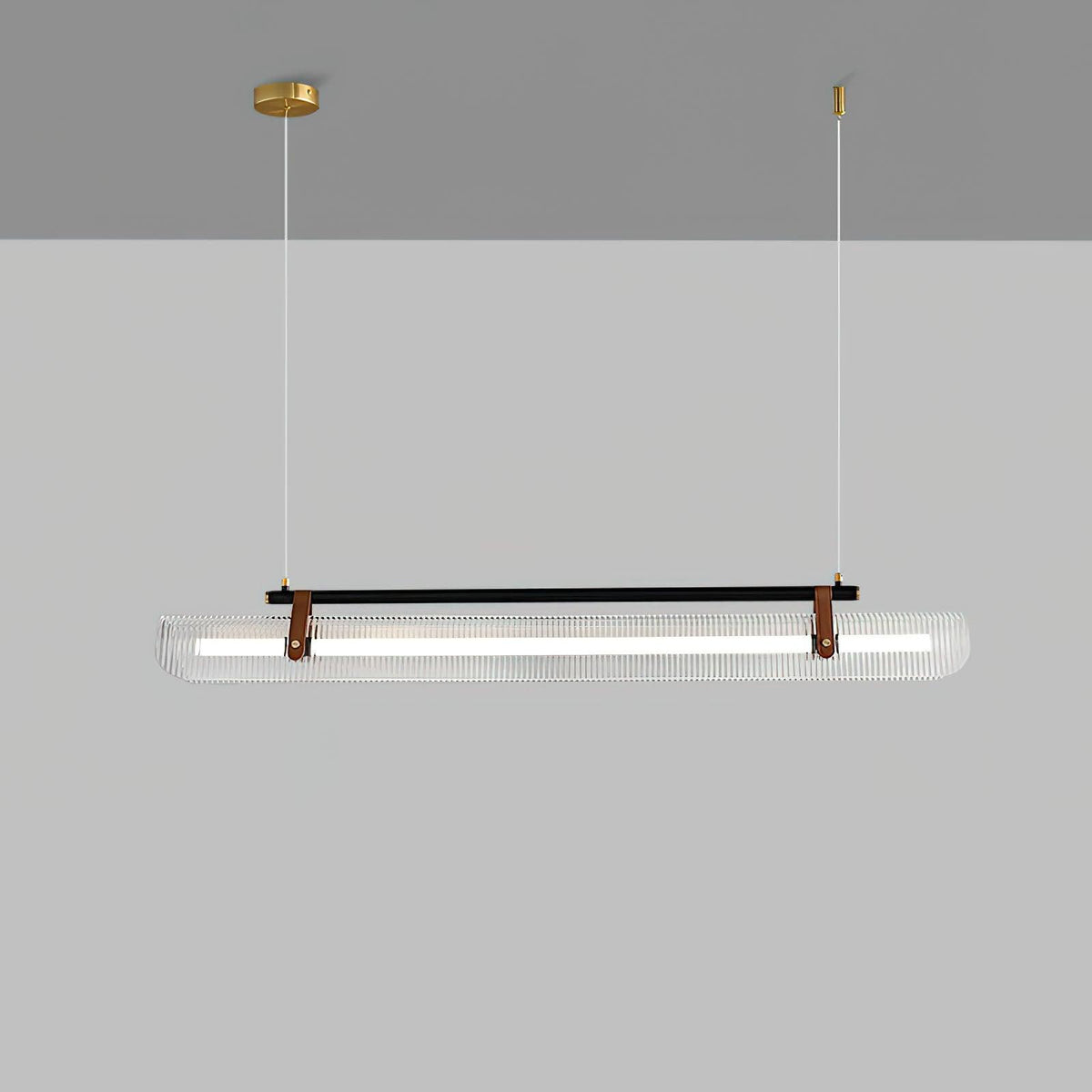 Florelle Suspension Lampe Acrylique Linéaire Moderne pour Salle à Manger
