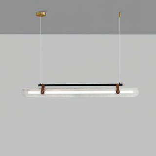 Lustra Suspension Lampe Acrylique Linéaire Moderne pour Salle à Manger