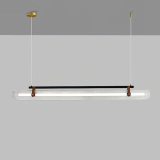 Lustra Suspension Lampe Acrylique Linéaire Moderne pour Salle à Manger