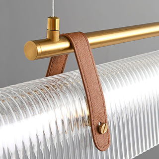 Lustra Suspension Lampe Acrylique Linéaire Moderne pour Salle à Manger
