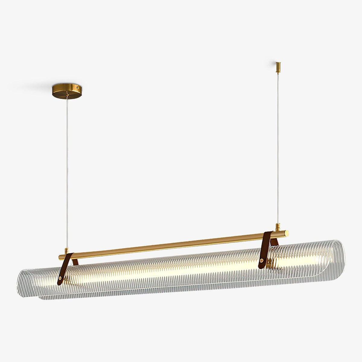 Florelle Suspension Lampe Acrylique Linéaire Moderne pour Salle à Manger