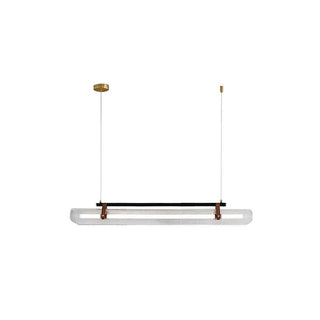 Lustra Suspension Lampe Acrylique Linéaire Moderne pour Salle à Manger