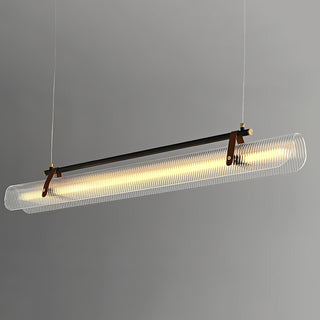 Lustra Suspension Lampe Acrylique Linéaire Moderne pour Salle à Manger