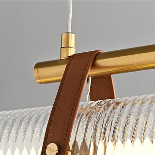 Lustra Suspension Lampe Acrylique Linéaire Moderne pour Salle à Manger
