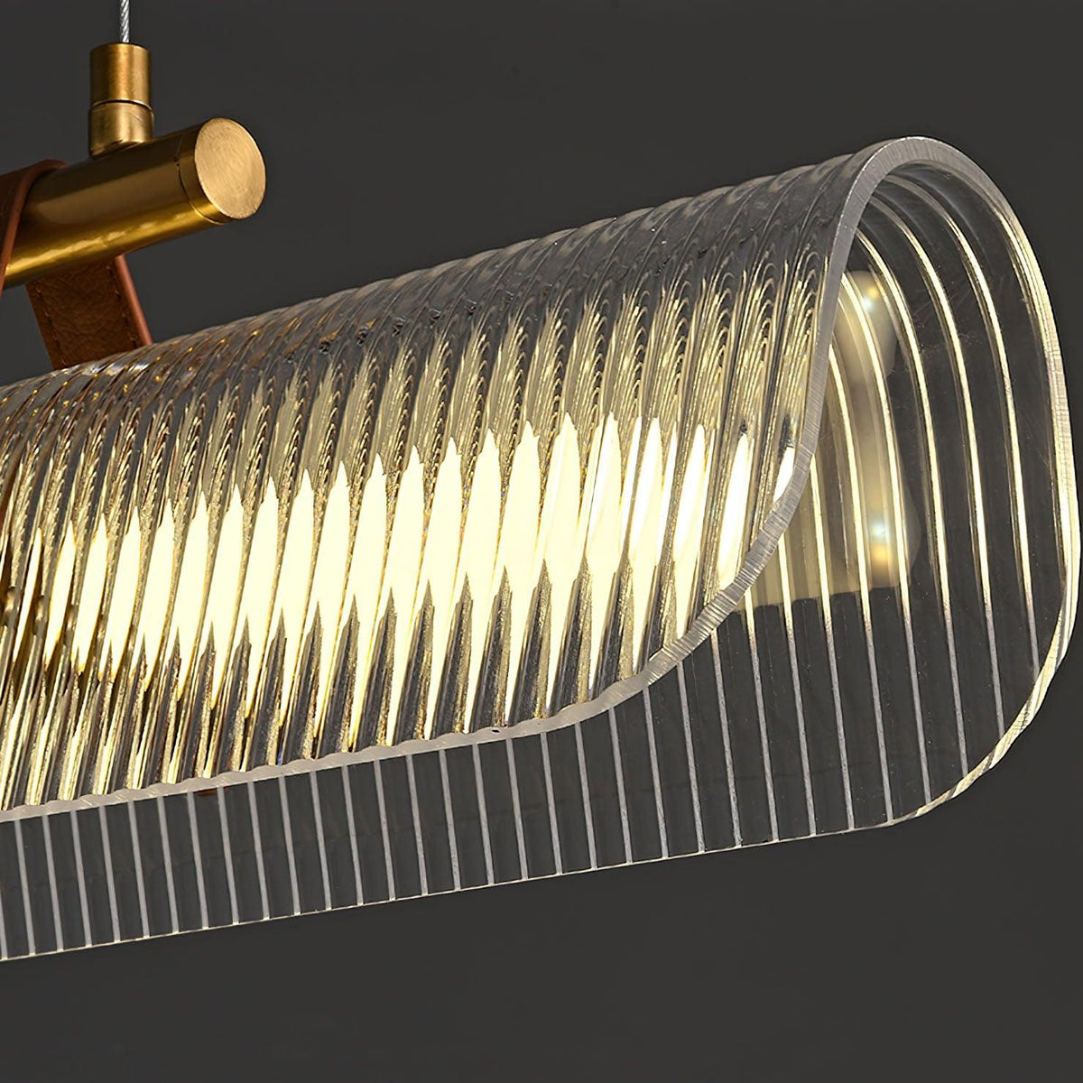 Florelle Suspension Lampe Acrylique Linéaire Moderne pour Salle à Manger