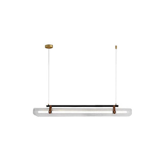 Lustra Suspension Lampe Acrylique Linéaire Moderne pour Salle à Manger