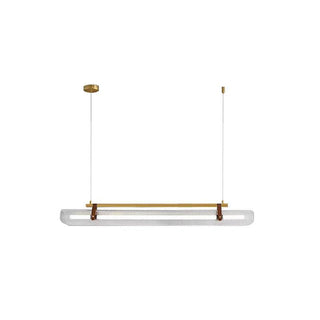 Lustra Suspension Lampe Acrylique Linéaire Moderne pour Salle à Manger