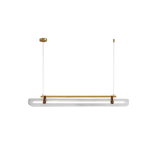 Lustra Suspension Lampe Acrylique Linéaire Moderne pour Salle à Manger