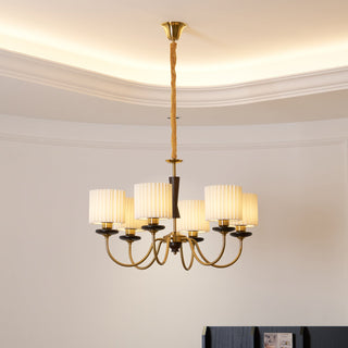 Lustra Lustre en Laiton Tissu