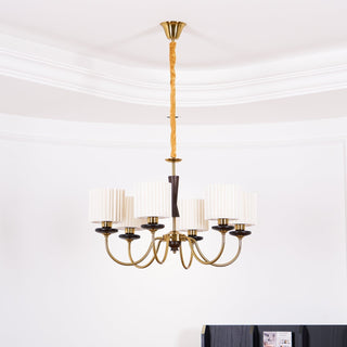 Lustra Lustre en Laiton Tissu