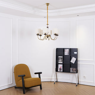 Lustra Lustre en Laiton Tissu