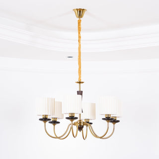Lustra Lustre en Laiton Tissu