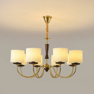 Lustra Lustre en Laiton Tissu