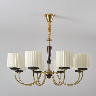 Lustra Lustre en Laiton Tissu