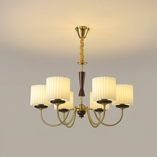 Lustra Lustre en Laiton Tissu