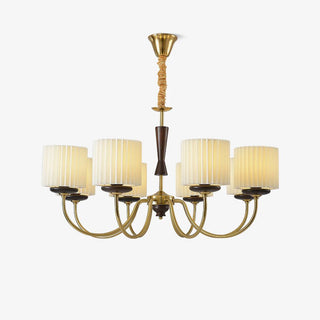 Lustra Lustre en Laiton Tissu