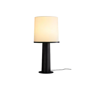 Rinirielle Lampe de Table Contemporaine en Bois Et Tissu