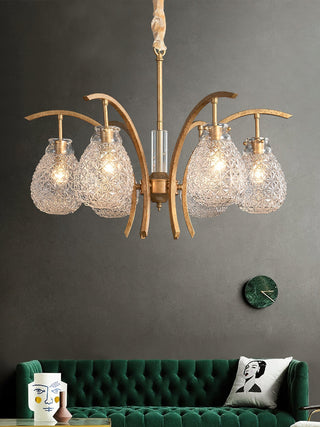 Adams Lustre Verre Luxe Postmoderne