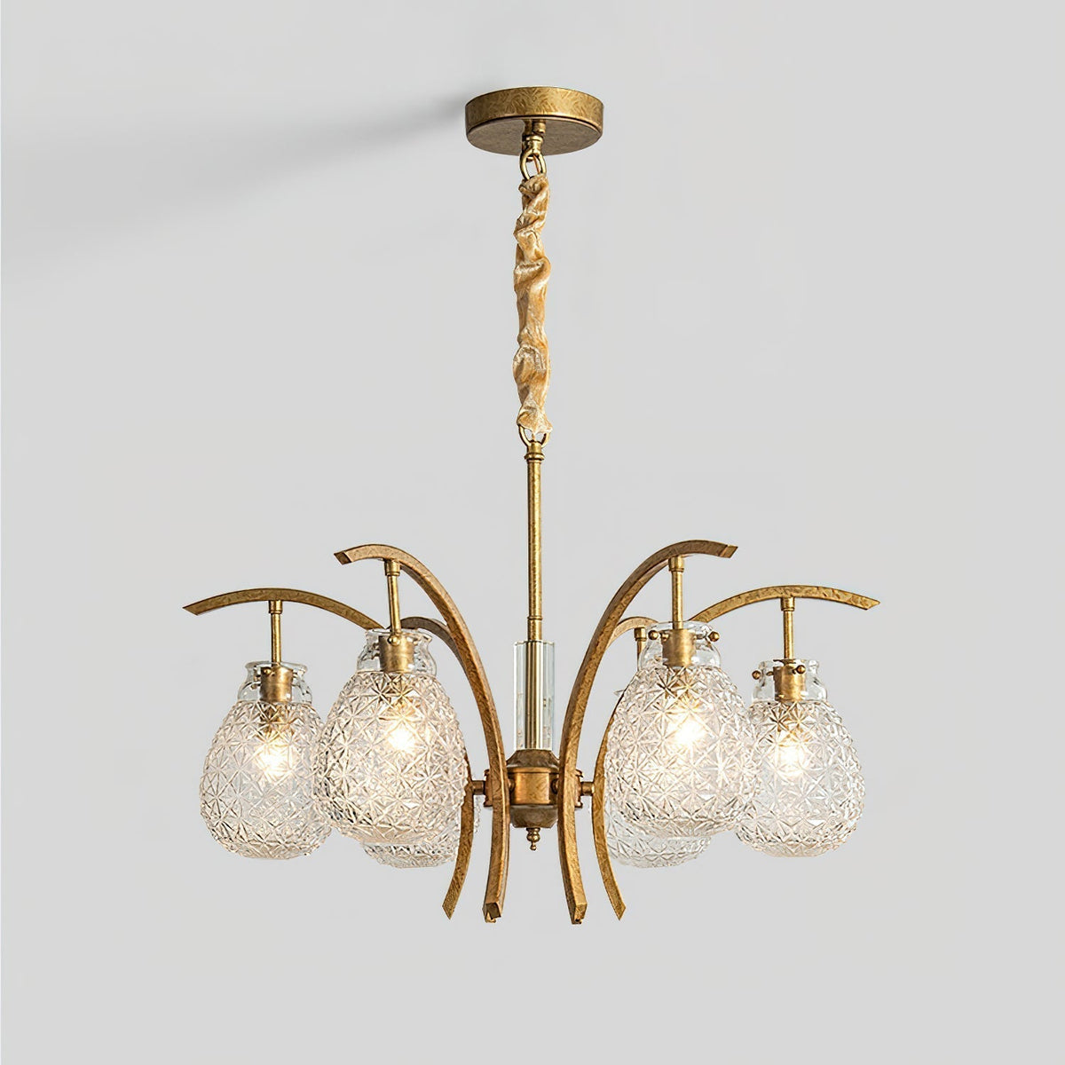 Adams Lustre Verre Luxe Postmoderne