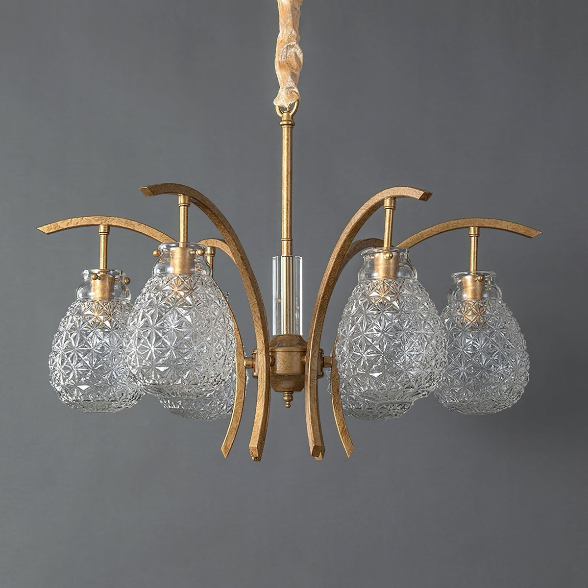 Adams Lustre Verre Luxe Postmoderne