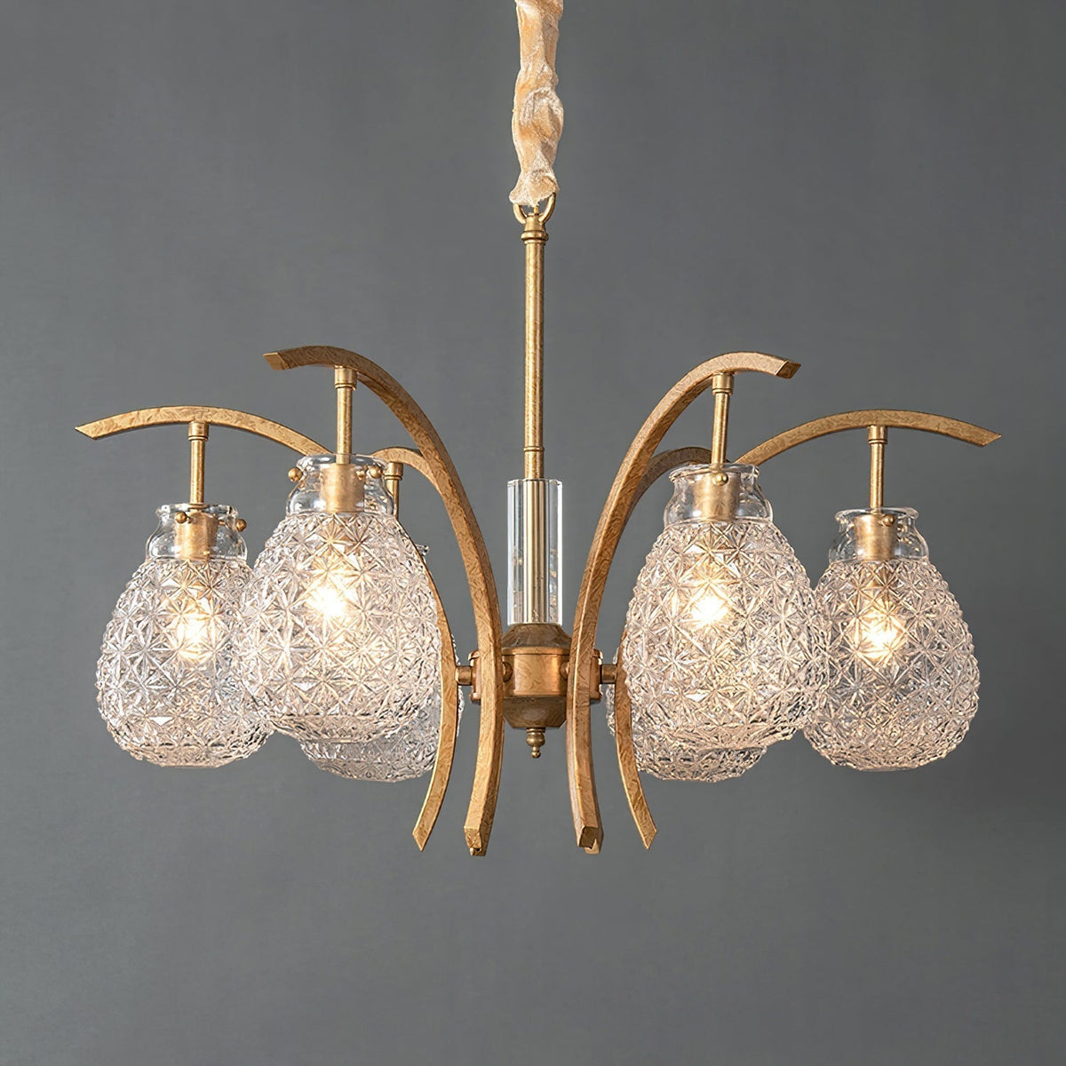 Adams Lustre Verre Luxe Postmoderne