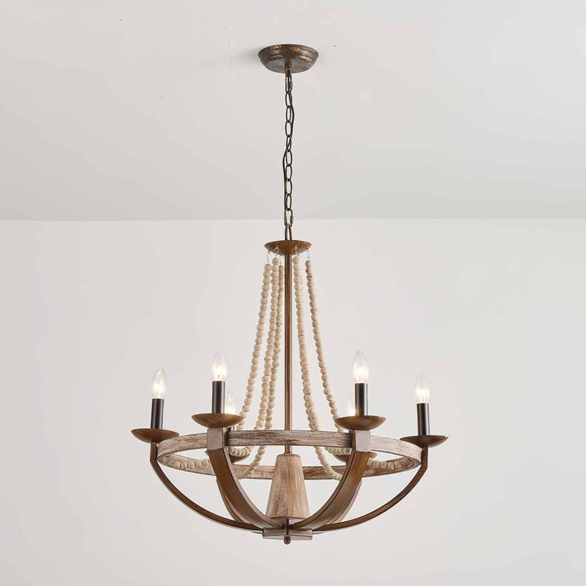 Adan Lustre Bois Moderne Traditionnel