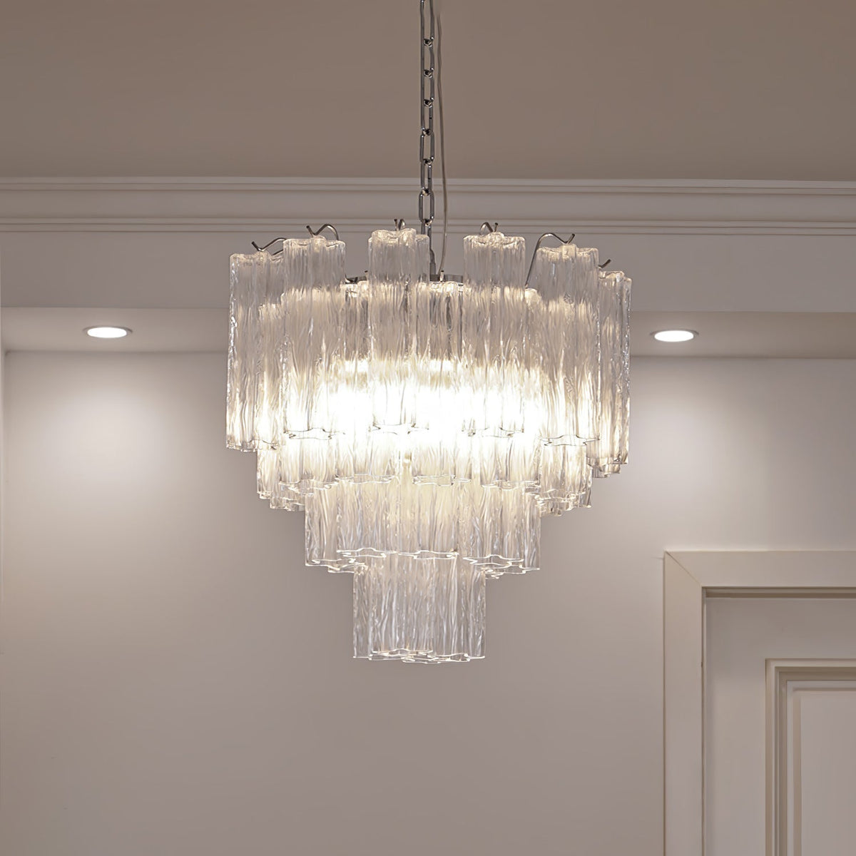 Miriora Lustre Blanc Tubes Superposés