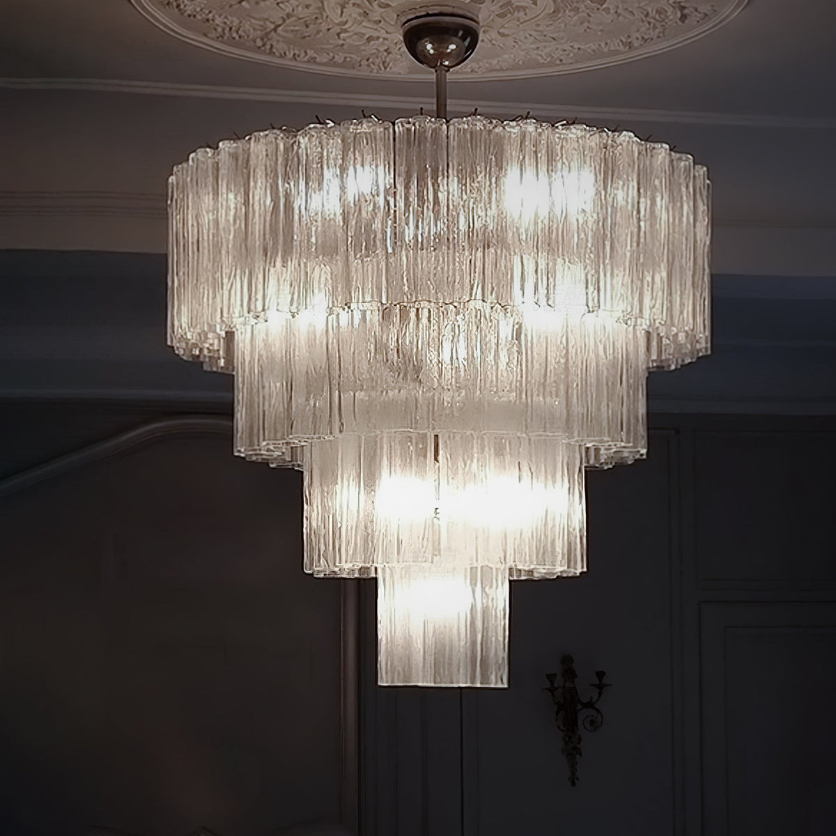 Miriora Lustre Blanc Tubes Superposés