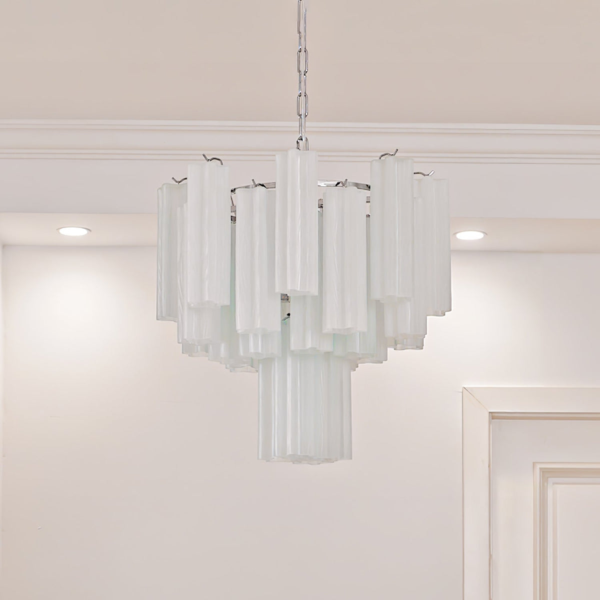 Miriora Lustre Blanc Tubes Superposés