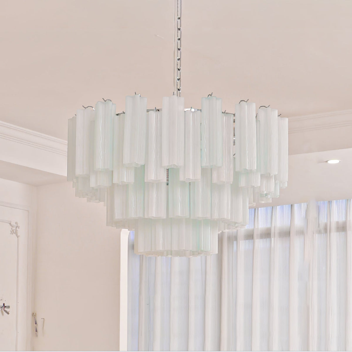 Miriora Lustre Blanc Tubes Superposés