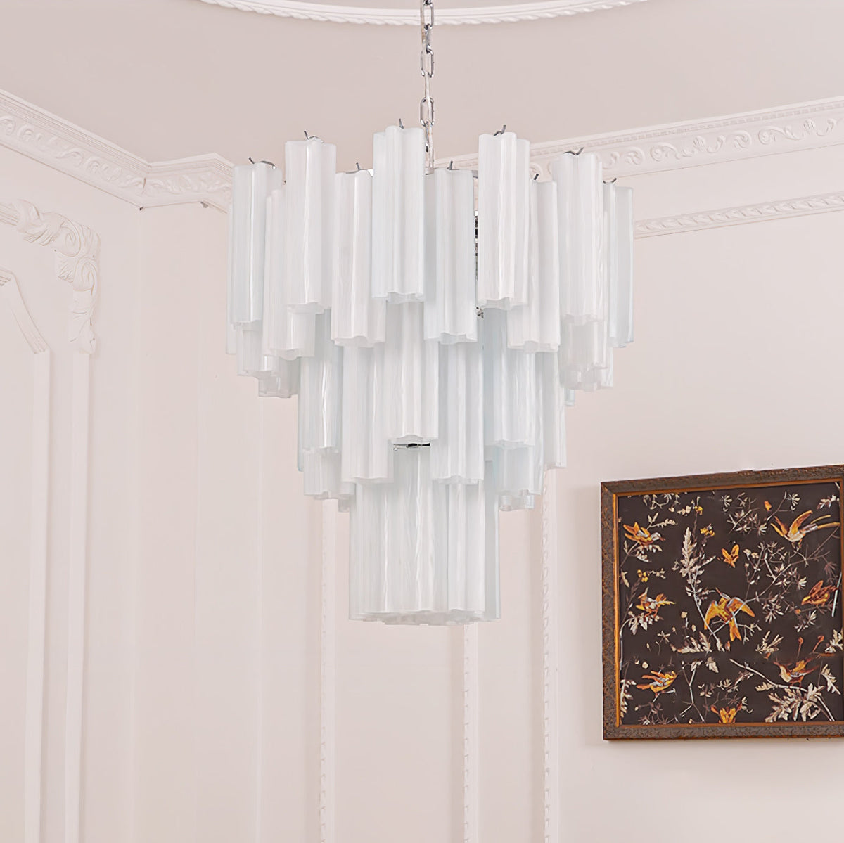 Miriora Lustre Blanc Tubes Superposés