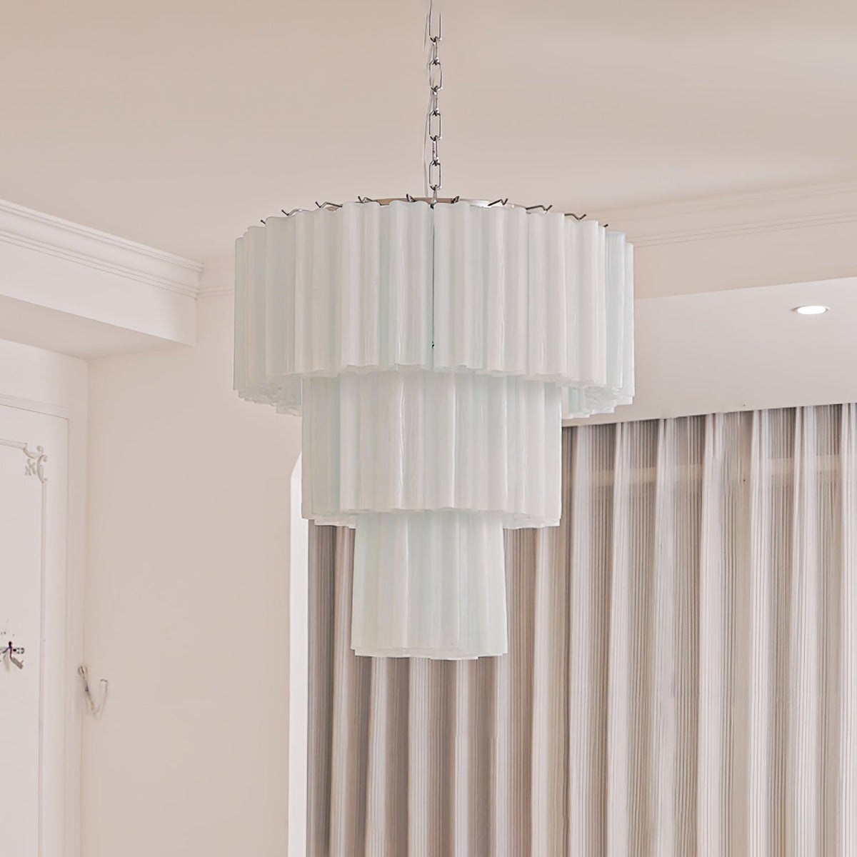 Miriora Lustre Blanc Tubes Superposés