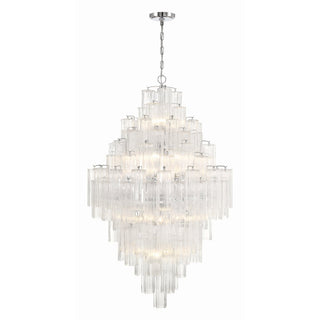 Zenith Lustre en Tube de Verre Superposé Ambrer