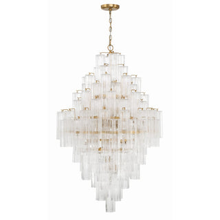 Zenith Lustre en Tube de Verre Superposé Ambrer
