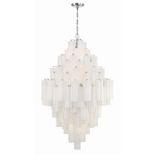 Zenith Lustre en Tube de Verre Superposé Ambrer