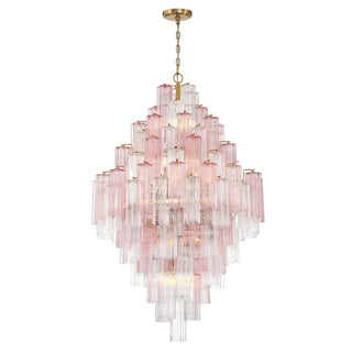 Zenith Lustre en Tube de Verre Superposé Ambrer