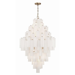 Zenith Lustre en Tube de Verre Superposé Ambrer
