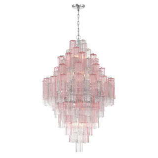Zenith Lustre en Tube de Verre Superposé Ambrer