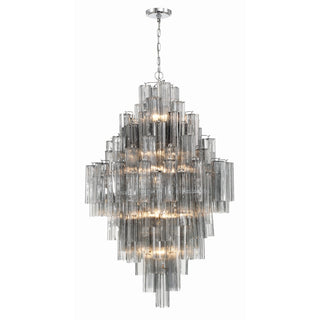 Zenith Lustre en Tube de Verre Superposé Ambrer