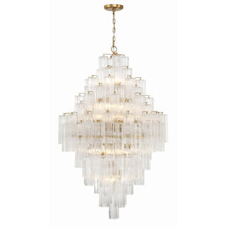 Zenith Lustre en Tube de Verre Superposé Ambrer