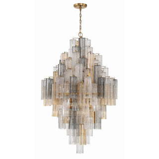 Zenith Lustre en Tube de Verre Superposé Ambrer