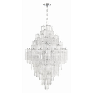 Zenith Lustre en Tube de Verre Superposé Ambrer