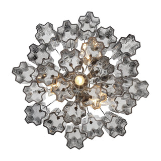 Lustra Lustre en Tube de Verre Superposé Ambre
