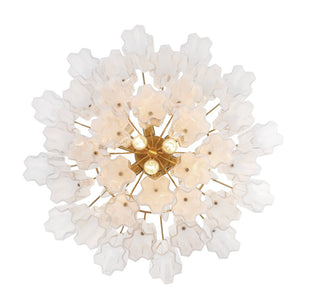 Lustra Lustre en Tube de Verre Superposé Ambre