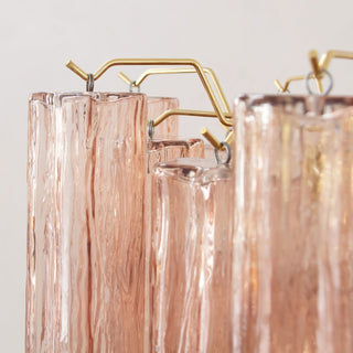 Aurora Lustre Verre Tube Superposé Luxe