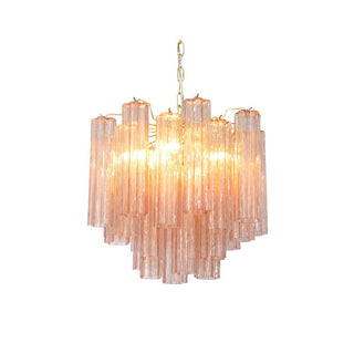 Aurora Lustre Verre Tube Superposé Luxe
