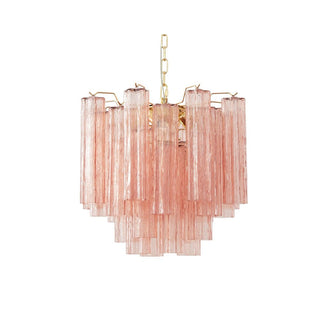 Aurora Lustre Verre Tube Superposé Luxe