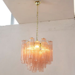 Aurora Lustre Verre Tube Superposé Luxe
